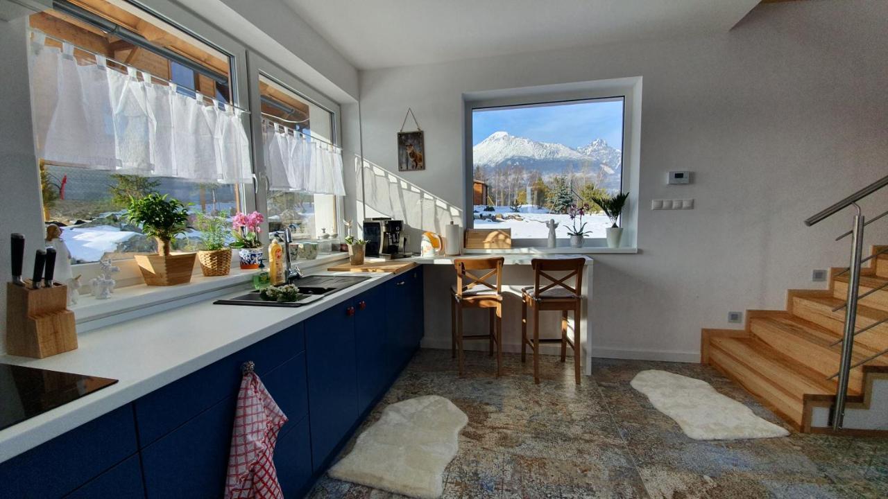 Vila Lesna House With A Garden 2 Minutes From The Center Of The Tatras Nová Lesná Buitenkant foto