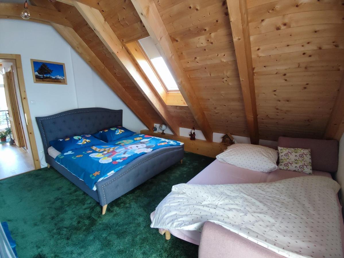 Vila Lesna House With A Garden 2 Minutes From The Center Of The Tatras Nová Lesná Buitenkant foto
